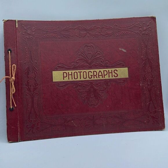 WWII Woman’s Army Corp WAC photo album empty distressed - Picture 1 of 7